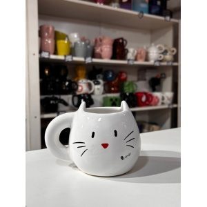 TAZA GATO BLANCO