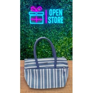 CARTERA DE TELA RAYADA BILBAO CHUNA