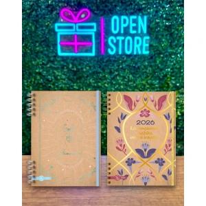 AGENDA A5 KRAFTY PAPEL NATURAL DIARIA 2026 OINK!