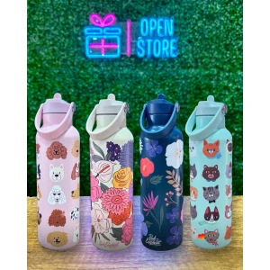 BOTELLA ACERO 500ML CON DISEÑO PINK ELEPHANT