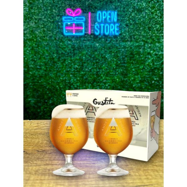 COPAS ANDES X2 EN CAJA