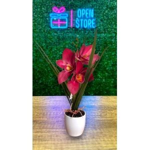 ORQUIDEA N50 (32CM BORDO)