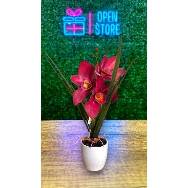 ORQUIDEA N50 (32CM BORDO)