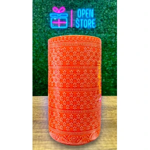 FLORERO CERAMICA NARANJA GRANDE