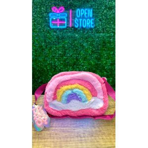 CARTERITA PELUCHE ARCOIRIS