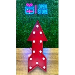 CARTEL LED FLECHA CHICO / CORAZON