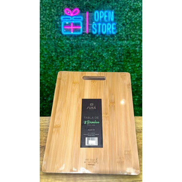TABLA BAMBOO CON ASA 33X28 CM