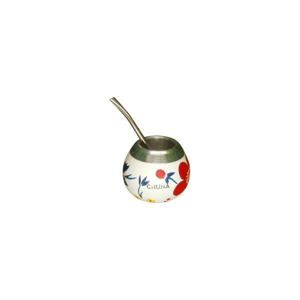 MATE CERAMICA Y ACERO AURORA CHUNA