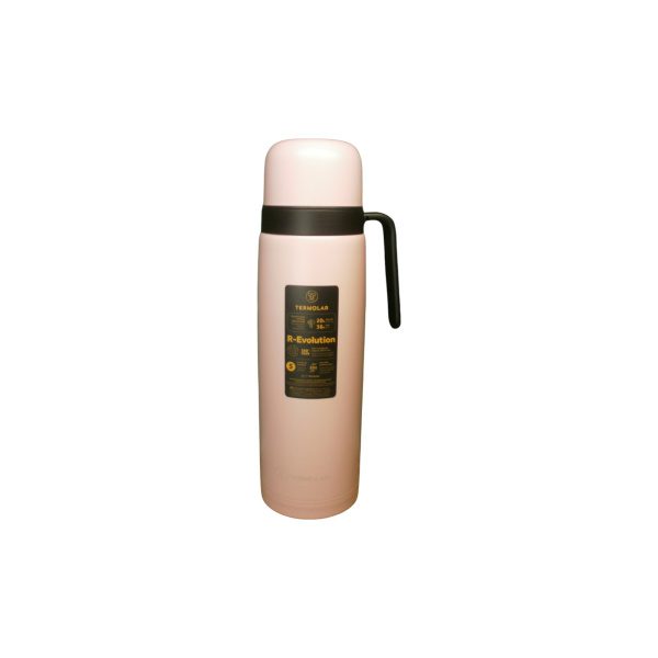 TERMO ACERO 1L MEDIA MANIJA TERMOLAR COLOR (BLANCO / ROJO / ROSA) - Imagen 4