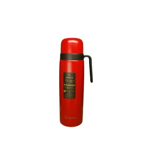 TERMO ACERO 1L MEDIA MANIJA TERMOLAR COLOR (BLANCO / ROJO / ROSA)