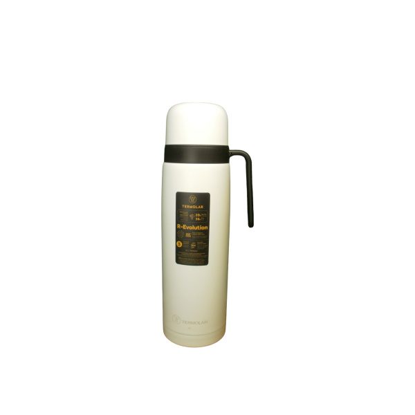 TERMO ACERO 1L MEDIA MANIJA TERMOLAR COLOR (BLANCO / ROJO / ROSA) - Imagen 3