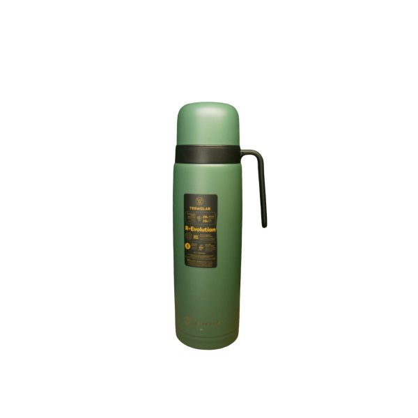 TERMO ACERO 1L MEDIA MANIJA TERMOLAR COLOR (AZUL / VERDE) - Imagen 3