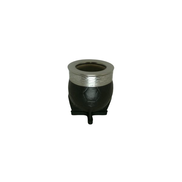 MATE IMPERIAL ACERO LISO CON INTERIOR DE ACERO Y CUERO TALLADO