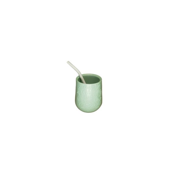 MATE PLASTICO FLORES 3D C/BOMBILLA - Imagen 4