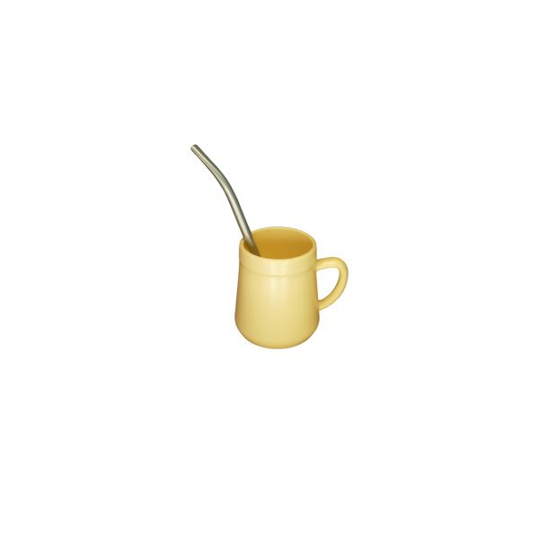 MATE MELAMINA CON ASA Y BOMBILLA - Imagen 4