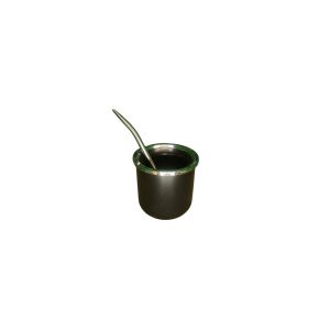 MATE PLASTICO TERMICO SILVER C/BOMBILLA