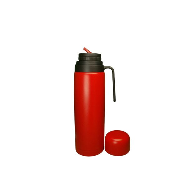 TERMO ACERO 1L MEDIA MANIJA COLOR BIGSTAR (BLANCO / ROJO / ROSA) - Imagen 2