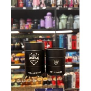 SET TARROS LATA NEGRO GRABADO CLUBES