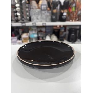 PLATO CERAMICA PLAYO 26CM CON BORDE CRUDO