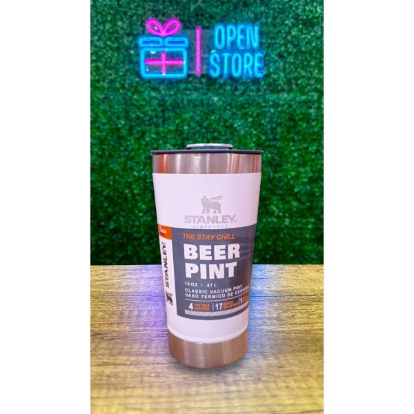 VASO ACERO CERVECERO CON TAPA DESTAPADOR STANLEY - Imagen 2