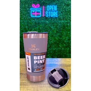 VASO ACERO CERVECERO CON TAPA DESTAPADOR STANLEY