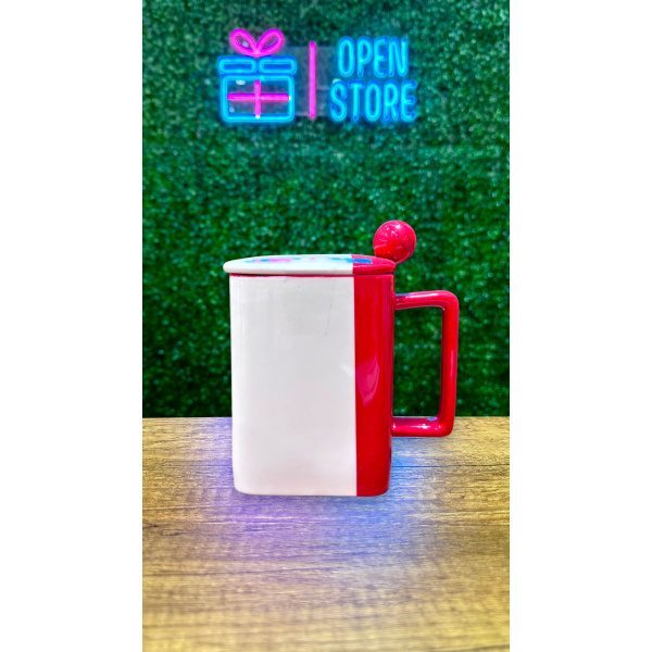 TAZA CON TAPA Y CUCHARA POKER - Imagen 4