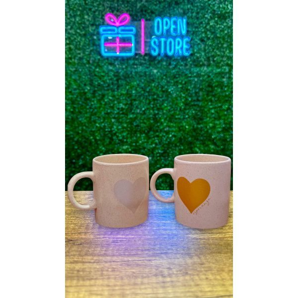 TAZA MUG RECTO CORAZON JASPEADA