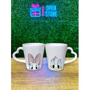 TAZAS DONALD Y DAISY SET