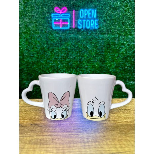 TAZAS DONALD Y DAISY SET