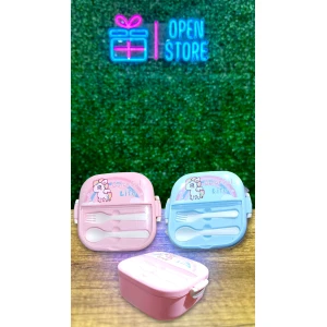 VIANDA PLASTICO COLORFULL LIFE (UNICORNIO)