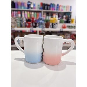 TAZAS SET X2 ENCASTRABLES BICOLOR / DONALD&DAISY