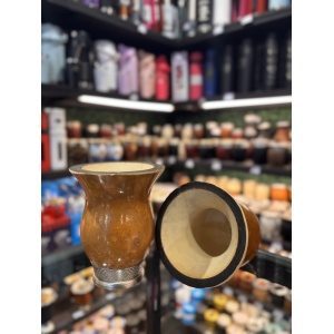 MATE PORONGO BRASILERO PULIDO Y LAQUEADO