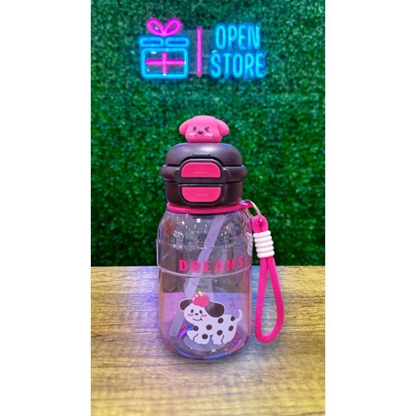 BOTELLA INFANTIL PLASTICO DREAMS PERRITO