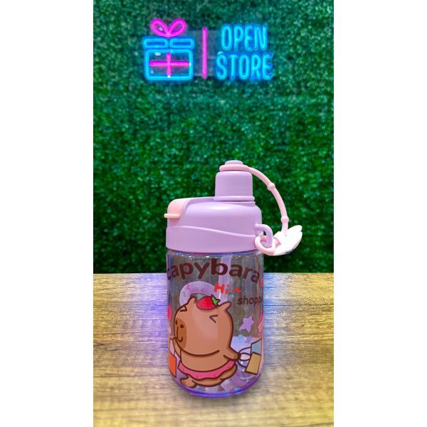 BOTELLA INFANTIL PLASTICO CAPYBARA DOBLE PICO - Imagen 4