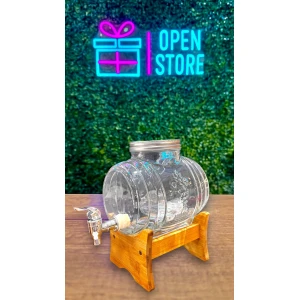 DISPENSER DE AGUA 3L CON BASE DE MADERA