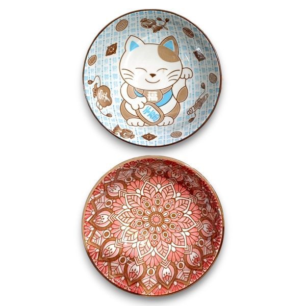 BOWL CERAMICA MANDALA / GATITO - Imagen 2
