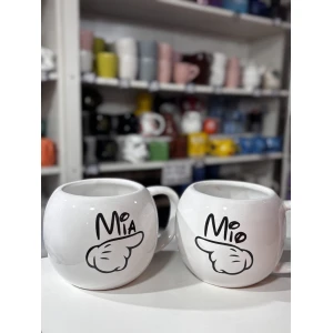 SET TAZAS ESFERAS X2 "MIO MIA"