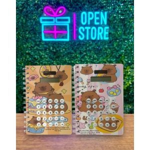CUADERNO CAPYBARA CON CALCULADORA