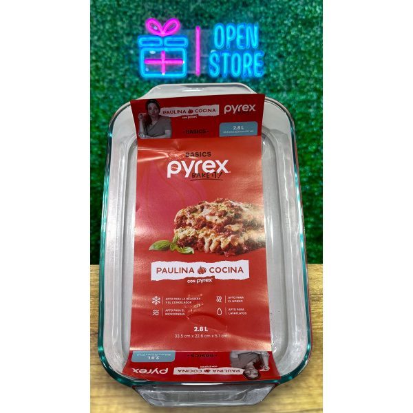 FUENTE PARA HORNO PYREX 33 X 23 X 5 CM 2,8L