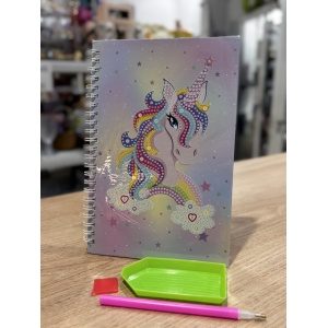 CUADERNO A5 CON STRASS PARA PEGAR