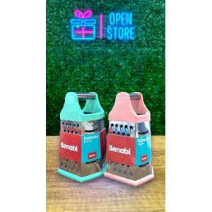 RALLADOR ACERO 6 CARAS BASE SILICONA