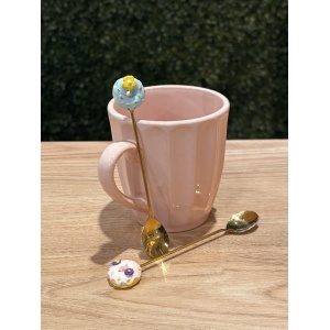 CUCHARA METAL DORADA DONA