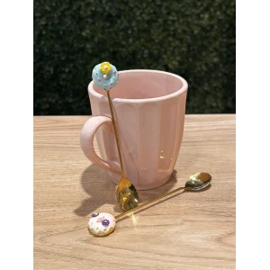 CUCHARA METAL DORADA DONA