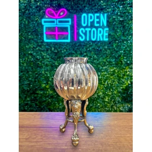 MATE ALPACA REDONDO ATOMATADO CON PATAS EN CAJA