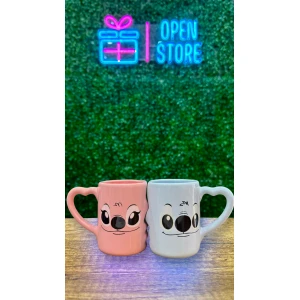 TAZAS SET X2 STITCH & ANGEL