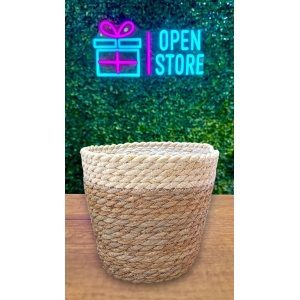CANASTO DE FIBRAS NATURALES N13 21X18CM