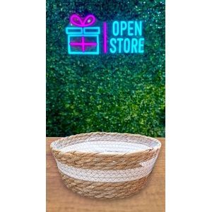 CANASTO DE FIBRAS NATURALES N34 24X10CM