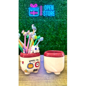 PORTA LAPICERA DE PLASTICO 3 DIVISIONES