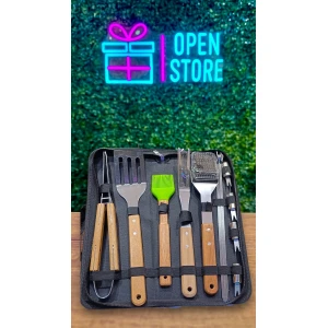 SET DE ASADO X7 PIEZAS CON ESTUCHE