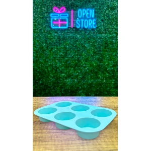 MOLDE DE SILICONA CUPCAKE X6